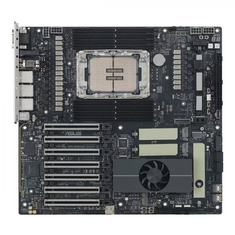 Moederbord ASUS Pro WS W890E-SAGE SE — Intel W890, LGA 4710-2, EEB, 8x DIMM DDR5, octa-channel, 10GbE