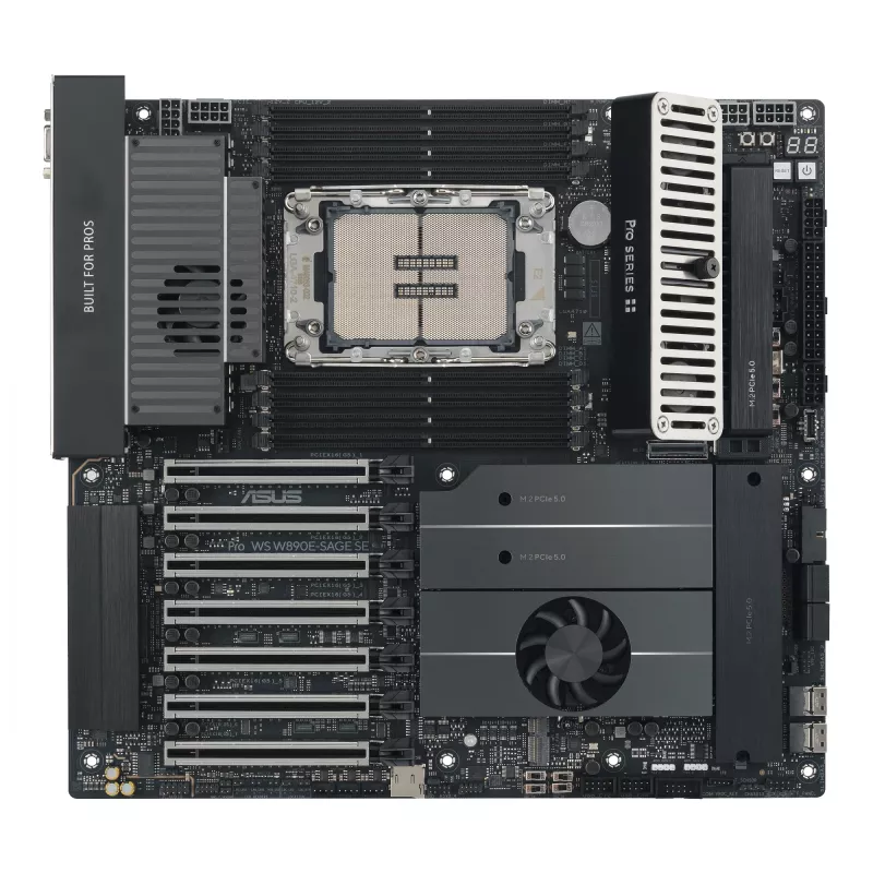 Moederbord ASUS Pro WS W890E-SAGE SE — Intel W890, LGA 4710-2, EEB, 8x DIMM DDR5, octa-channel, 10GbE