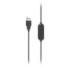 Hama HS-USB300 V2 headset bedraad hoofdband kantoor/callcenter USB Type-A zwart