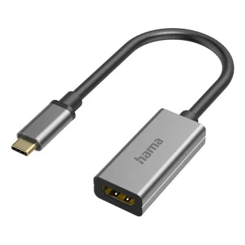 Hama 00200303 kabel-adapter USB-C HDMI grijs