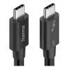Hama USB-C Thunderbolt 5-kabel 80 Gbit/s, 5 A, 240 W, 8K, 1 m
