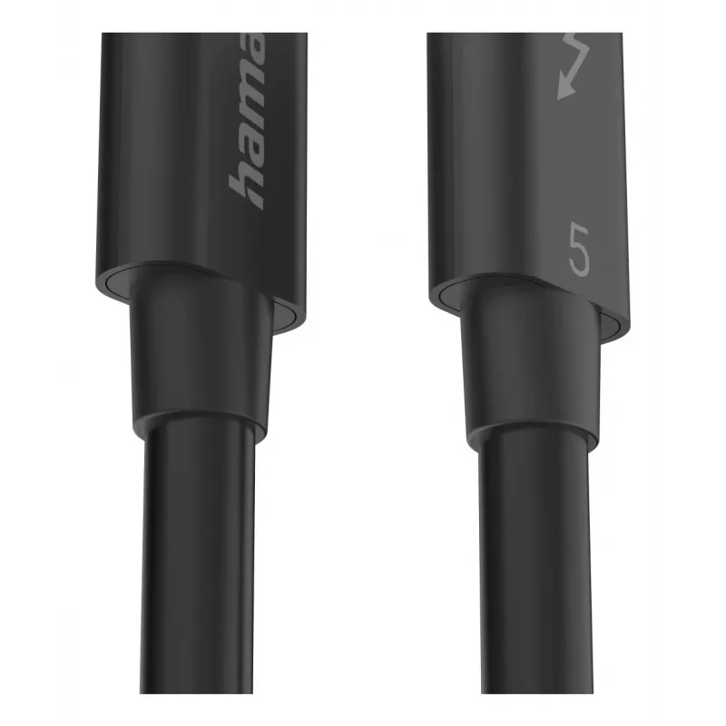 Hama USB-C Thunderbolt 5-kabel 80 Gbit/s, 5 A, 240 W, 8K, 1 m