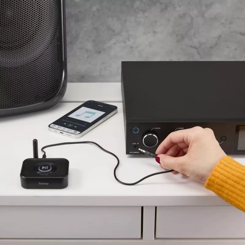 Hama Link.it solo Bluetooth-audio-ontvangeradapter, 00205321