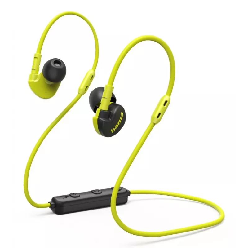 Hama Freedom Athletics III headset draadloos oorbug, in-ear sport Bluetooth zwart, geel