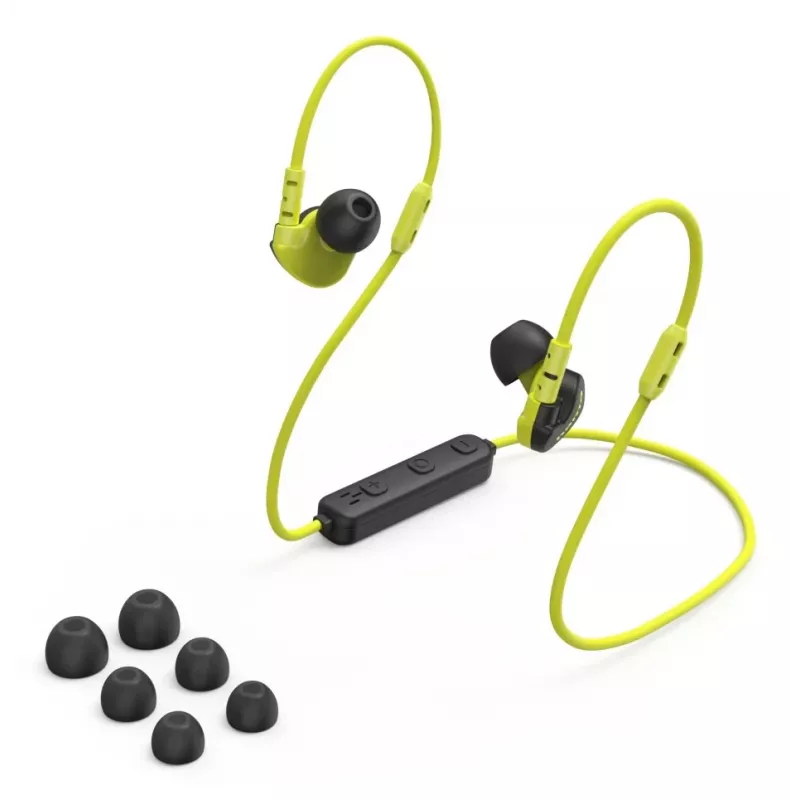 Hama Freedom Athletics III headset draadloos oorbug, in-ear sport Bluetooth zwart, geel
