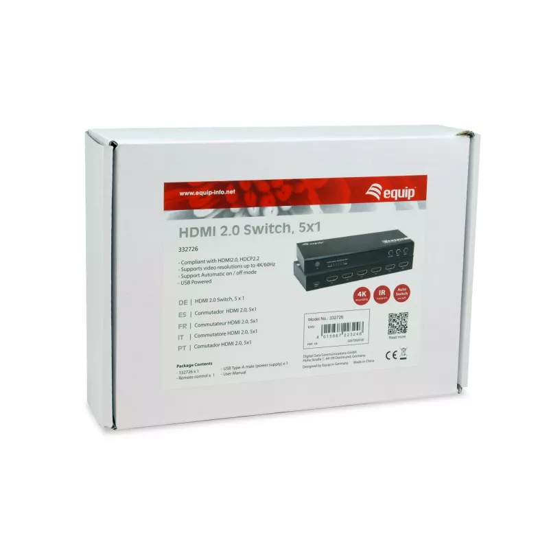 Equip 332726 videoschakelaar HDMI