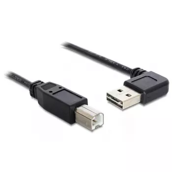 USB-kabel DeLOCK 1 m USB 2.0 A - B stekker/stekker zwart
