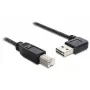 USB-kabel DeLOCK 1 m USB 2.0 A - B stekker/stekker zwart