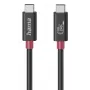 Hama USB-C-kabel, E-Marker, USB4 Gen4, 80 Gbit/s, 5 A, 240 W, 1,00 m