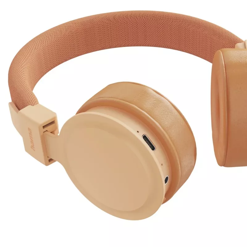 Hama Freedom Lit III headset draadloos hoofdband gesprekken/muziek USB Type-C Bluetooth oranje
