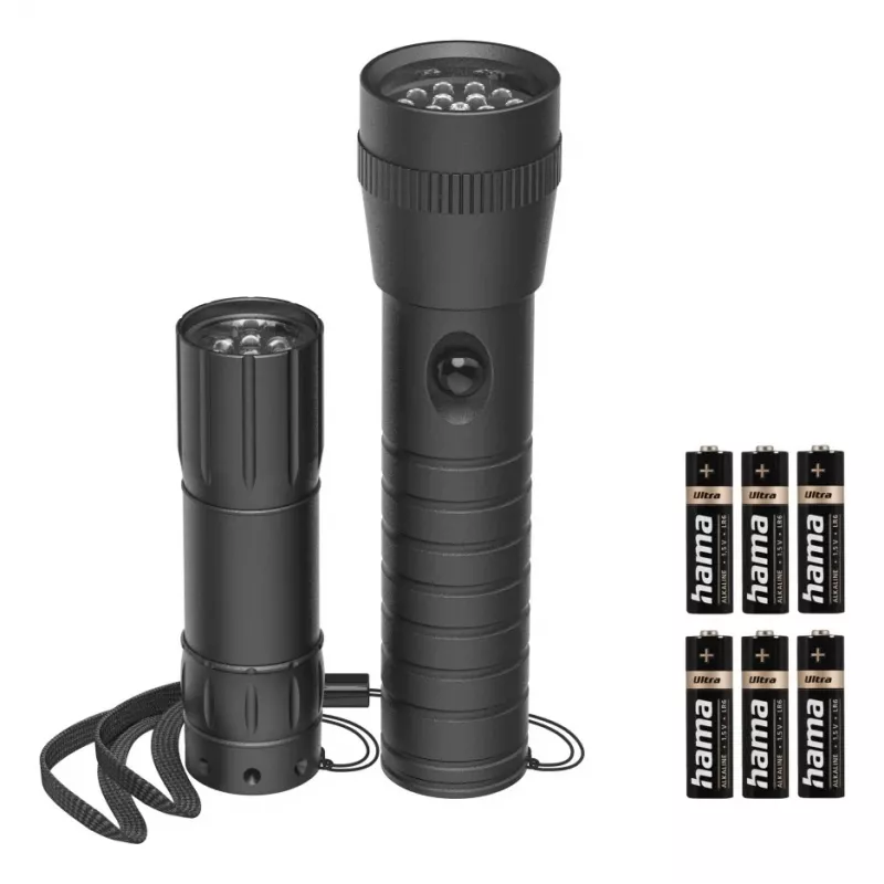 Hama FL-DUO zwart handzaklamp LED