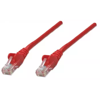 Intellinet netwerk-patchkabel, Cat6, 2 m, rood, CCA, U/UTP, PVC, RJ45, vergulde contacten, Snagless, knikbescherming, levenslange garantie