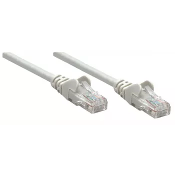 Intellinet netwerk-patchkabel, Cat6, 1,5 m, grijs, koper, S/FTP, LSOH/LSZH, PVC, RJ45, vergulde contacten, rastnasvrije stekker, knikbescherming, levenslange garantie