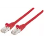 Intellinet netwerk-patchkabel, Cat6A, 1,5 m, rood, koper, S/FTP, LSOH / LSZH, PVC, RJ45, vergulde contacten, rastnasvrij, beschermd, levenslange garantie
