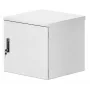Intellinet Industrial IP55 19 inch wandbehuizing met geïntegreerde ventilatoren, 12HE 600 mm diepte, op dak gemonteerde twee-ventilator ventilatie-eenheid, stof- en waterdichte behuizing, gemonteerd, lichtgrijs RAL7035