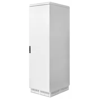 Intellinet Industrial IP55 19 inch netwerkkast met geïntegreerde ventilatoren, 42HE 800 mm diepte, op dak gemonteerde vier-ventilator eenheid, bescherming tegen stof en spuitwater, staand gemonteerd, gemonteerd, lichtgrijs RAL7035