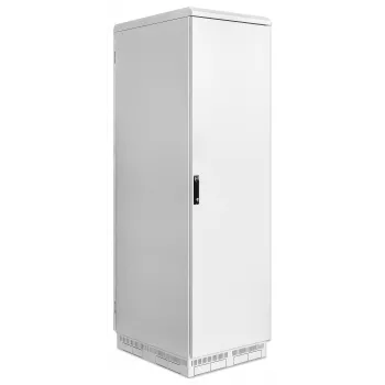 Intellinet Industrial IP55 19 inch netwerkkast met geïntegreerde ventilatoren, 42HE 800 mm diepte, op dak gemonteerde vier-ventilator eenheid, bescherming tegen stof en spuitwater, staand gemonteerd, gemonteerd, lichtgrijs RAL7035