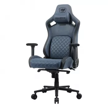 Universele gamingstoel Cougar CGR-DSF-BUB — gevoerde zitting, max. belasting 150 kg, B760 x T690 x H1295 mm, navy