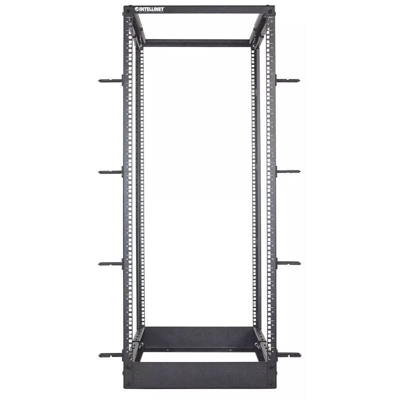 Intellinet 19 inch netwerkrack – open frame (4-post), 26HE, zwart, plat verpakt, max. 360 kg