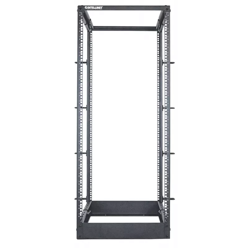 Intellinet 19 inch netwerkrack – open frame (4-post), 26HE, zwart, plat verpakt, max. 360 kg