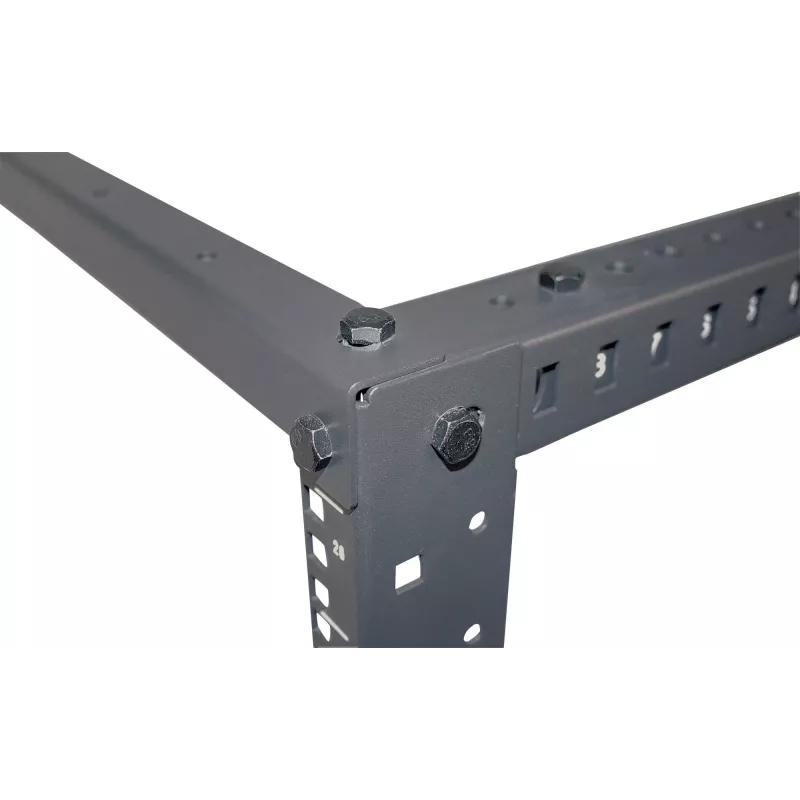Intellinet 19 inch netwerkrack – open frame (4-post), 26HE, zwart, plat verpakt, max. 360 kg