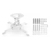 Hama 00220879 projectorbeugel plafond wit
