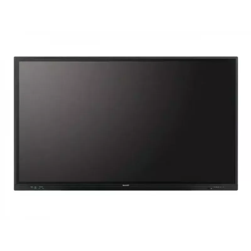 Sharp PN-LC862 digital signage flatscreen 2,18 m (86 inch) LCD WLAN 450 cd/m² 4K Ultra HD zwart touchscreen geïntegreerde processor Android 11 16/7