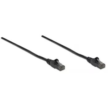 Intellinet netwerk-patchkabel, Cat. 6, 10 m, zwart, CCA, U/UTP, PVC, RJ45, vergulde contacten, rastnasvrij, aangegoten trekontlasting, levenslange garantie
