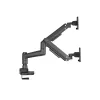 Equip 17-35 inch Heavy-Duty dual-monitor tafelhouder, zwart