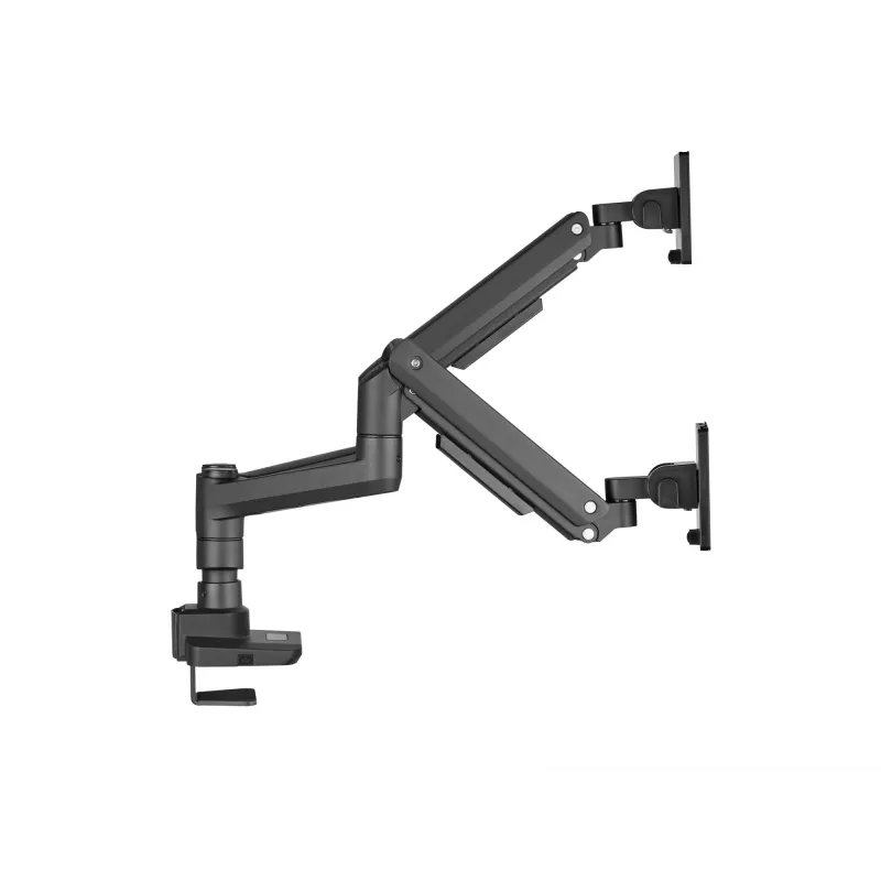 Equip 17-35 inch Heavy-Duty dual-monitor tafelhouder, zwart