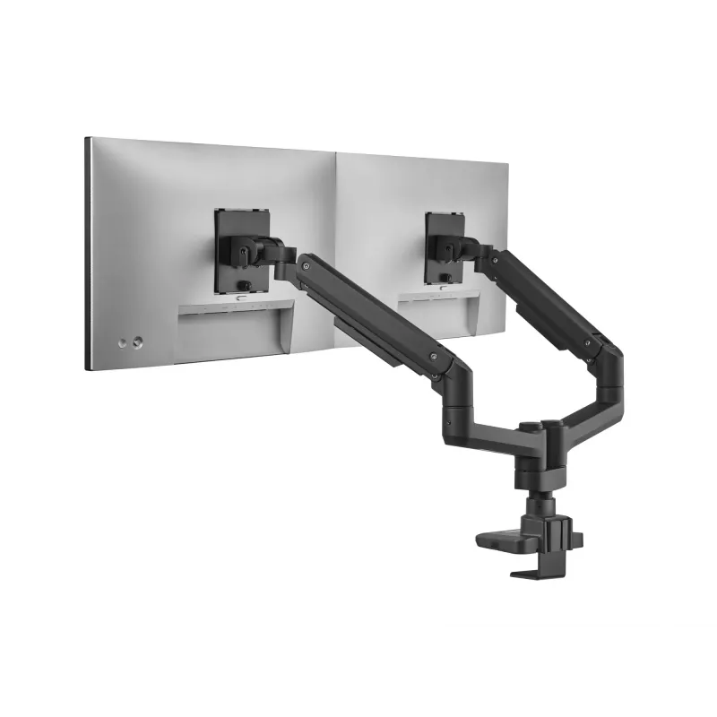 Equip 17-35 inch Heavy-Duty dual-monitor tafelhouder, zwart