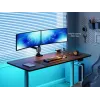 Equip 17-35 inch Heavy-Duty dual-monitor tafelhouder, zwart
