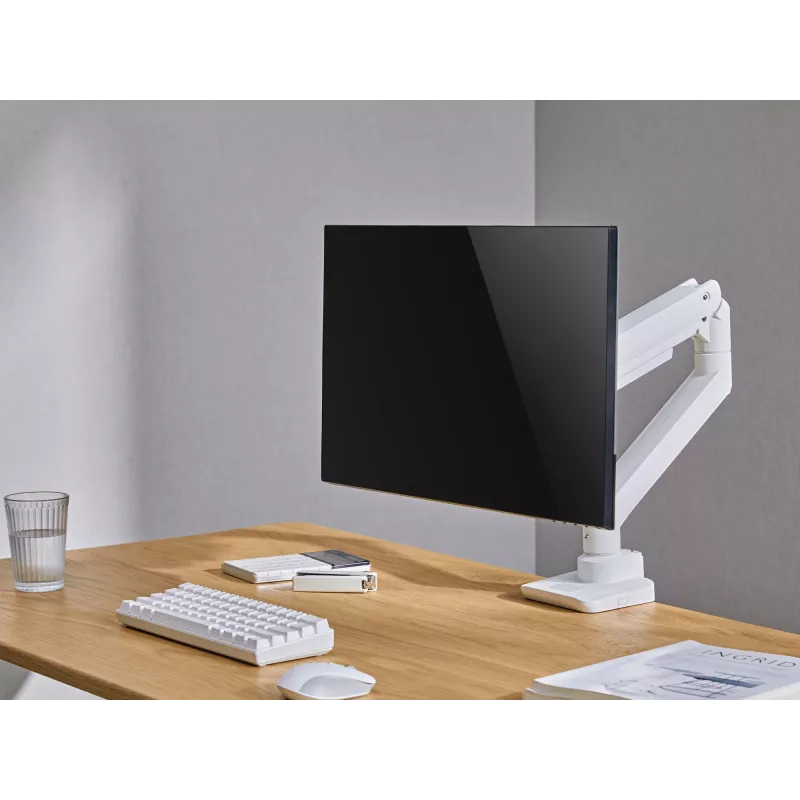 Equip 17 inch-49 inch Heavy-Duty monitor-tafelhouder, wit