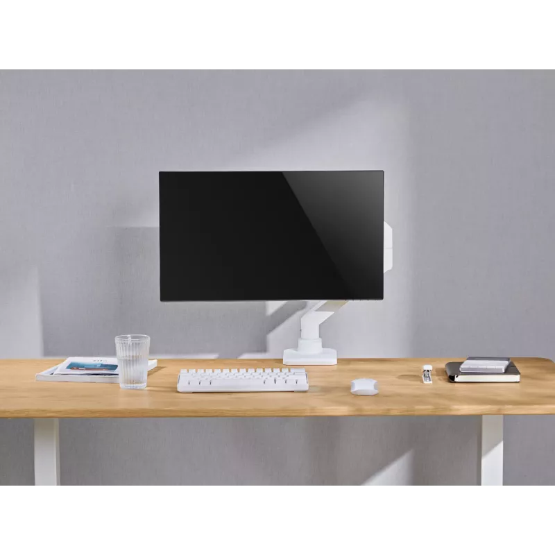 Equip 17 inch-49 inch Heavy-Duty monitor-tafelhouder, wit