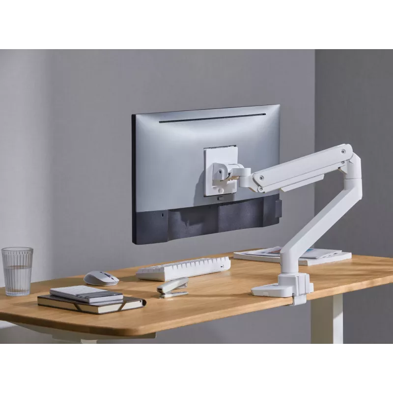 Equip 17 inch-49 inch Heavy-Duty monitor-tafelhouder, wit