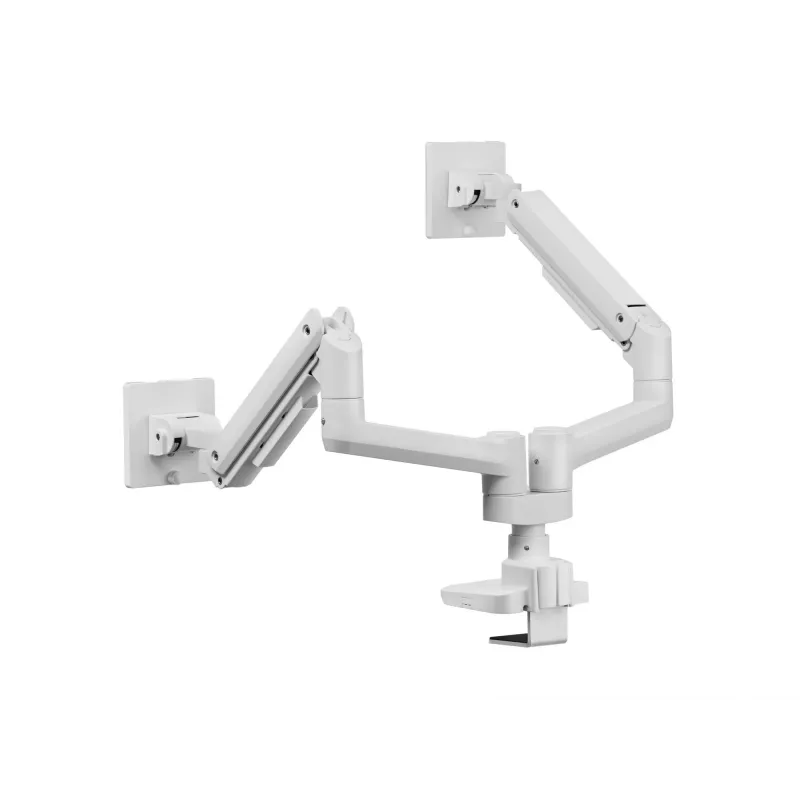 Equip 17 inch - 35 inch hoogbelastbare dual-monitor tafelhouder, wit
