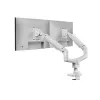 Equip 17 inch - 35 inch hoogbelastbare dual-monitor tafelhouder, wit