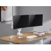 Equip 17 inch - 35 inch hoogbelastbare dual-monitor tafelhouder, wit