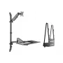Equip wandgemonteerde workstation voor één monitor 17 inch – 32 inch