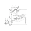 Equip wandgemonteerde workstation voor één monitor 17 inch – 32 inch