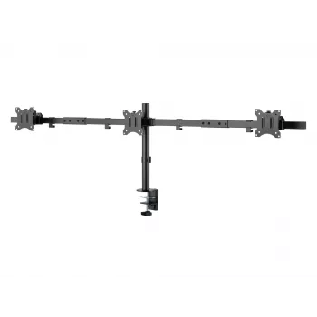 Equip 17 inch-32 inch gelede arm drievoudige monitor tafelhouder klem/bureaudoorvoer 21 kg