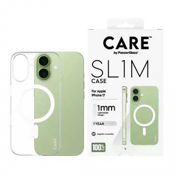 Beschermhoes PanzerGlass CARE™ SL1M hoes transparant met MagSafe voor iPhone 17