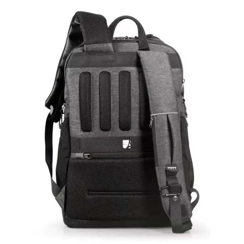 Port Designs Montreal 170401 laptoprugzak voor 15,6-16 inch (39,6-40,6 cm), 24 l, diefstalbeveiliging, RFID-vak, polyester, zwart