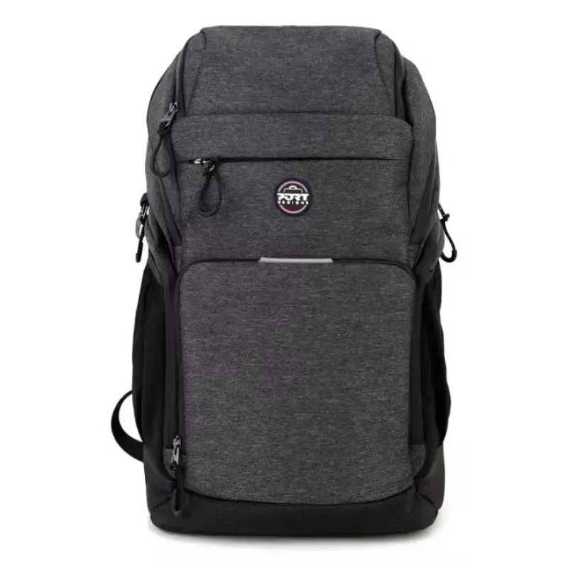 Port Designs Montreal 170401 laptoprugzak voor 15,6-16 inch (39,6-40,6 cm), 24 l, diefstalbeveiliging, RFID-vak, polyester, zwart