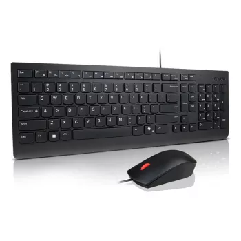 Lenovo 4X31R64400 toetsenbord muis inbegrepen universeel USB US English zwart
