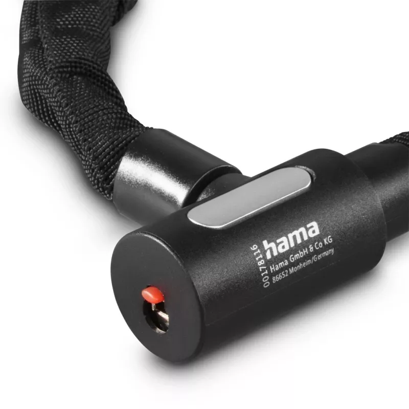 Hama 00178138 fietsslot zwart 1200 mm kettingslot