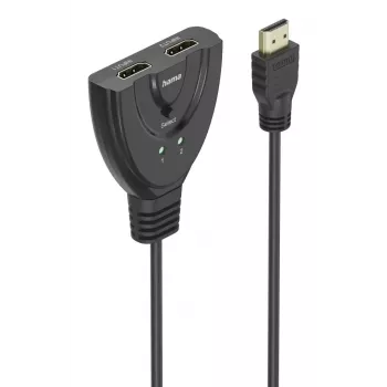 Hama 4K HDMI 2x1-schakelaar, 2x HDMI-bus - 1x HDMI-stekker