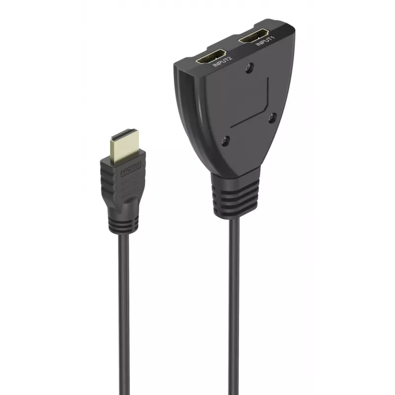 Hama 4K HDMI 2x1-schakelaar, 2x HDMI-bus - 1x HDMI-stekker