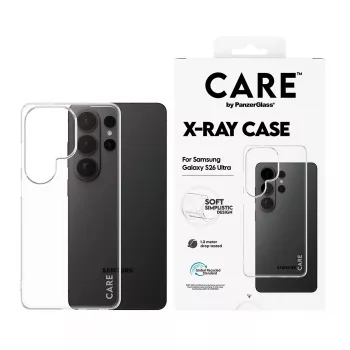Beschermhoes CARE X-Ray van PanzerGlass voor Samsung Galaxy S26 Ultra (CR28792) – transparante beschermhoes voor telefoons