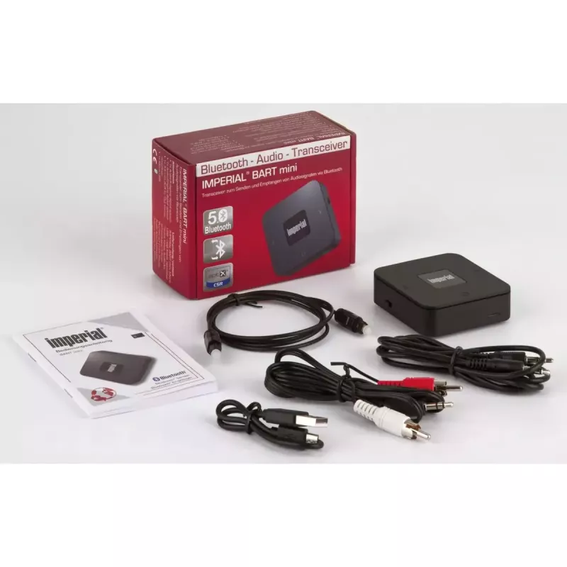 Imperial BART mini Bluetooth 5.0 zender/ontvanger, zwart